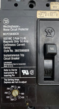 Load image into Gallery viewer, Westinghouse MCP23480CR Circuit Breaker 50A 3-P 600VAC (Used)