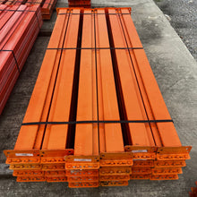 Load image into Gallery viewer, Lyon SOLBS584S96 Pallet Rack Beam, 96”x5.75” 4-Stud Teardrop, Slotted *Lot of (24)* (Used)