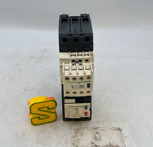 Schneider Electric LC1D65AM7 Motor Starter w/ LRD365 OLR, LADN22 (Used)