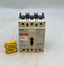 Load image into Gallery viewer, Eaton HFD3020 Circuit Breaker, 20A 3P 600VAC 250VDC (Used)