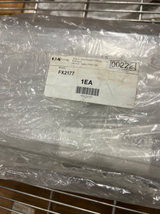 Eaton Crouse-Hinds FX2177 4' Clear Matte Polycarbonate Lens (No Box)