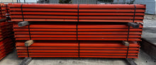 Load image into Gallery viewer, Pallet Rack Beam 120&quot; x 4.5” 3-Stud Circle Teardrop *Lot of (35)* (Used)