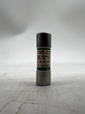 SB Fuse Co. SB-C1 Fuse, 3A, 5A, 10A, 500V (No Box)