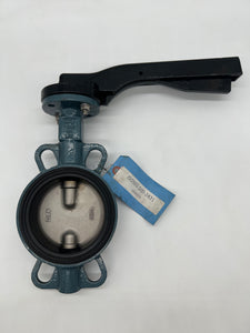 Butterfly Valve 4" w/ Handle, GGG40, PN16, 150LB, 10K, DN100 (No Box)