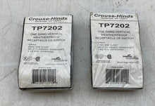 Load image into Gallery viewer, Cooper Crouse-Hinds TP7202 1-Gang Weatherproof Recept/Switch Cover *Lot of (2)* (New)