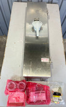 Load image into Gallery viewer, GE SF250CS Circuit Breaker Enclosure, NEMA 4/4X SS w/ Pictured Accessories (Used)