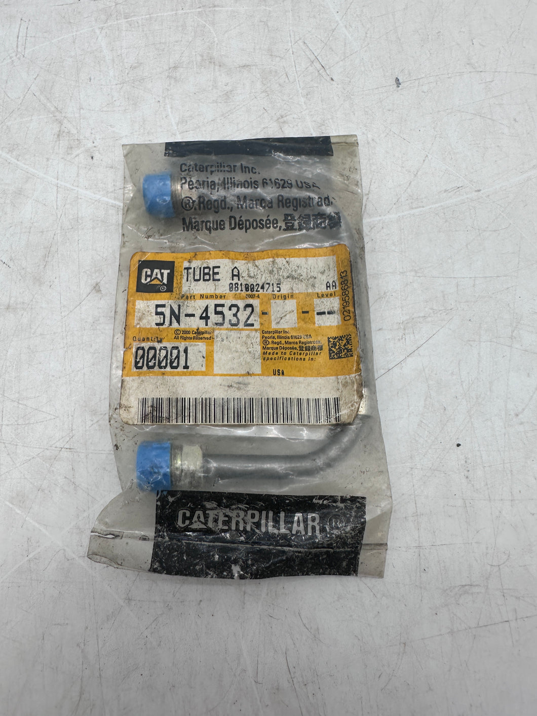 Caterpillar 5N-4532 OEM Fluid Carrying Tube Assembly (New)