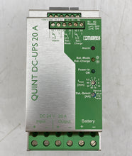 Load image into Gallery viewer, Phoenix Contact 2866239 Quint-DC-UPS/24DC/20 Pwr Supply 24VDC 20A Out (Used)