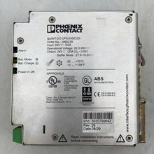 Load image into Gallery viewer, Phoenix Contact 2866239 Quint-DC-UPS/24DC/20 Pwr Supply 24VDC 20A Out (Used)