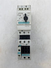 Load image into Gallery viewer, Siemens 3RV1031-4DA10 Sirius Circuit Breaker Size S2 w/ Contactor, Aux (Used)