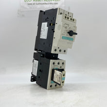 Load image into Gallery viewer, Siemens 3RV1031-4DA10 Sirius Circuit Breaker Size S2 w/ Contactor, Aux (Used)