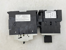 Load image into Gallery viewer, Siemens 3RV1031-4DA10 Sirius Circuit Breaker Size S2 w/ Contactor, Aux (Used)