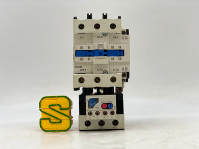 EEC Controls ECX95 AC Contactor, 95A, 600V Max W./ ECX Overload Relay (Used)