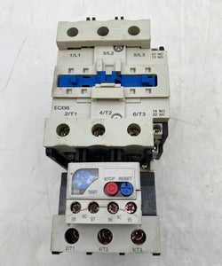 EEC Controls ECX95 AC Contactor, 95A, 600V Max W./ ECX Overload Relay (Used)