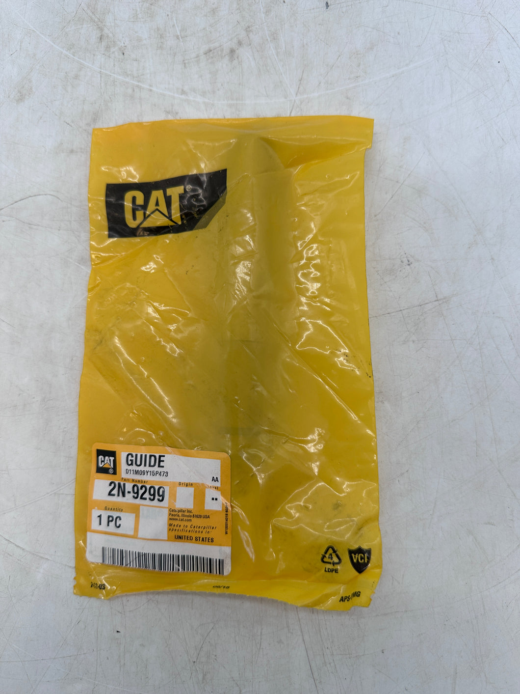 Caterpillar 2N-9299 OEM Exhaust Valve Guide, 138.2mm Length *Lot of (8)* (New)