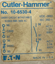 Load image into Gallery viewer, Eaton Cutler-Hammer AN16NN0E Size 4 Starter w/ 208V Coil (Used)