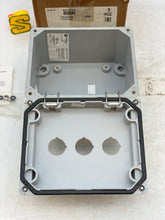Load image into Gallery viewer, Allen-Bradley 800H-3HZ4Y 30mm Push Button Enclosure, 3 Hole, Fiberglass (New)