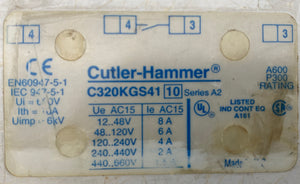 Eaton Cutler-Hammer AN16NN0E Size 4 Starter w/ 208V Coil (Used)