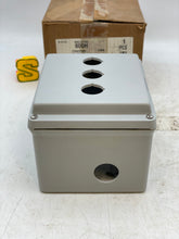 Load image into Gallery viewer, Allen-Bradley 800H-3HZ4Y 30mm Push Button Enclosure, 3 Hole, Fiberglass (New)