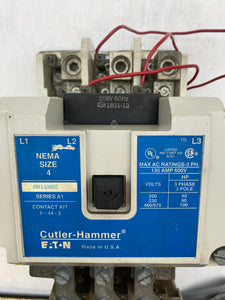 Eaton Cutler-Hammer AN16NN0E Size 4 Starter w/ 208V Coil (Used)
