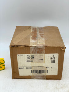 Allen-Bradley 800H-3HZ4Y 30mm Push Button Enclosure, 3 Hole, Fiberglass (New)