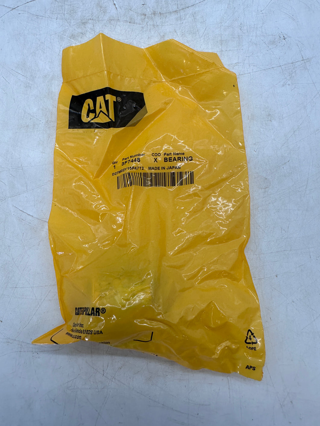 Caterpillar 3F-7445 OEM Sleeve Bearing, 34.404mm OD *Lot of (16)* (New)