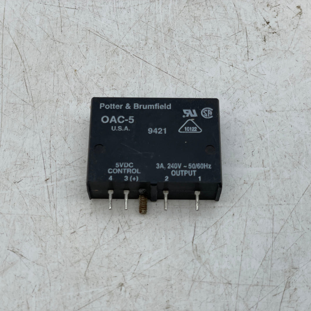 Potter & Brumfield OAC-5 I/O Module, 3A 240VAC *Lot of (14)* (Used)