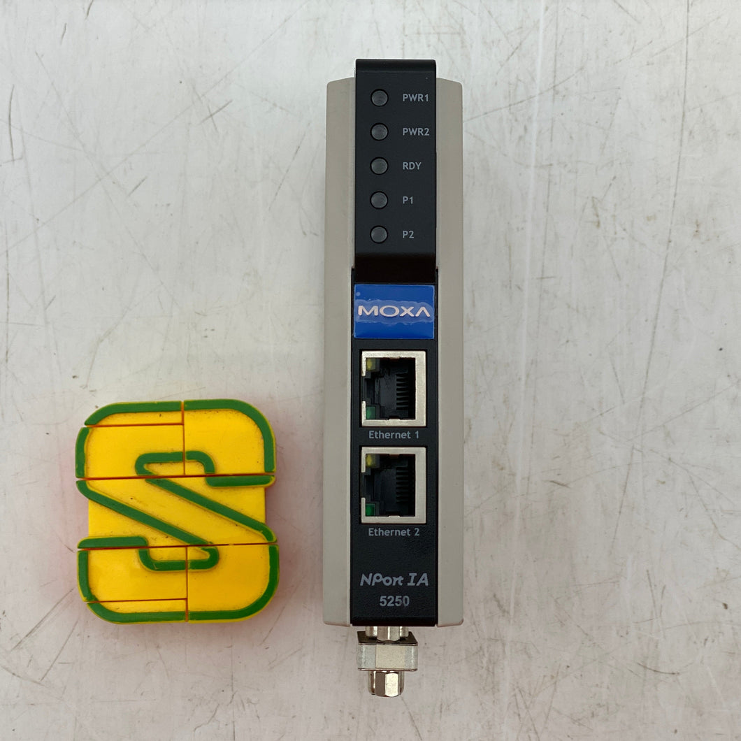 MOXA NPort IA5250 Industrial Serial Device Server 2-Port (Used)
