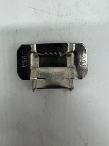Band-It C25599 Ear-Lokt Buckles, 201 SS, 5/8", *Box of (85)* (Open Box)