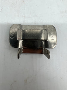 Band-It C25599 Ear-Lokt Buckles, 201 SS, 5/8", *Box of (85)* (Open Box)