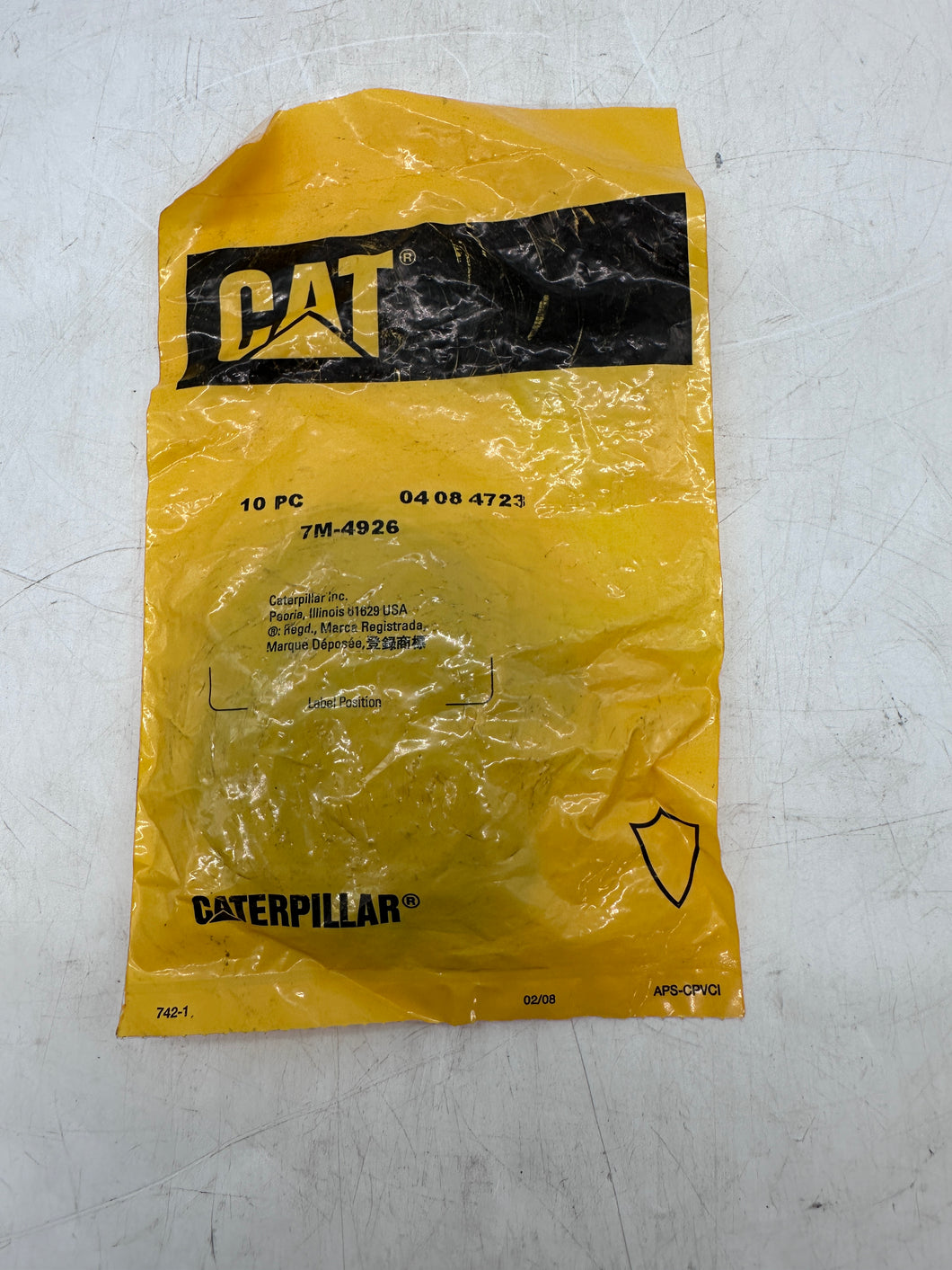 Caterpillar 7M-4926 OEM Piston Retainer, 2.286mm Thick *Pack of (10)* (New)