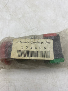 Advance Controls 104406 Non-Metallic Mushroom Head Switch (New)