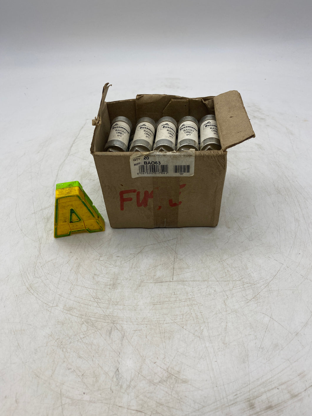 Cooper-Bussmann BA063 Low Voltage British Standard Fuse, 63A *Box of (20)* (Open Box)
