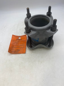 Dresser 0038-9037-011 Style 38 4” (4.5") Steel Pipe Coupling, No Gaskets *Lot of (2)* (Used)