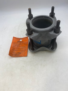 Dresser Piping Specialties Pipe Coupling, 4 1/2"I.D., 7" L, Missing Rubber Gasket, *Lot of (2)* (Used)