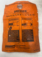Load image into Gallery viewer, Dresser 0038-9037-011 Style 38 4” (4.5&quot;) Steel Pipe Coupling, No Gaskets *Lot of (2)* (Used)