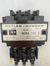 Load image into Gallery viewer, Cutler-Hammer A10EN0 Motor Starter NEMA Size 3 208V/60Hz Coil (Used)