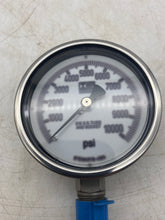 Load image into Gallery viewer, Stewarts-USA 21S-10K Pressure Gauge, 0-10,000 PSI, 1/4&quot;NPT, 316 SS (Open Box)