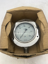 Load image into Gallery viewer, Noshok 40.500.300PSI Pressure Gauge, 0-300 PSI, 1/2&quot;NPT, 304 SS (Open Box)