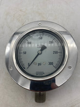 Load image into Gallery viewer, Noshok 40.500.300PSI Pressure Gauge, 0-300 PSI, 1/2&quot;NPT, 304 SS (Open Box)