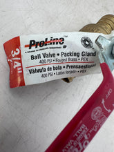 Load image into Gallery viewer, ProLine 107-344NL 3/4&quot; PEX Brass Ball Valve, 400 PSI WOG *Lot of (5)* (No Box)