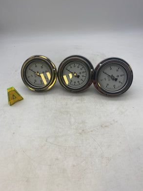 McDaniel Controls Pressure Gauges, 60/100/300 PSI, 1/2