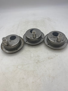 McDaniel Controls Pressure Gauges, 60/100/300 PSI, 1/2" MNPT, 316SS *Lot of (3)* (Used)