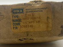 Load image into Gallery viewer, Wika 9768149 111.10 Pressure Gauge, 4&quot;, 0-600 PSI, 1/4&quot; NPT LM (Open Box)