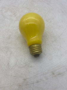 Extralife Bug Light Bulb, Yellow, 60 Watt, *Lot of (6) Bulbs* (Open Box)