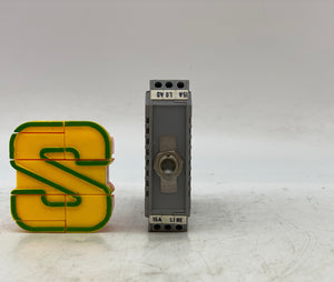 Currier Roser CRIAPBM15 Circuit Breaker 15A 1-Pole Type DC DIN Mount (Used)