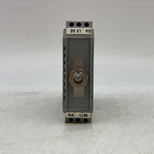 Load image into Gallery viewer, Currier Roser CRIAPBM15 Circuit Breaker 15A 1-Pole Type DC DIN Mount (Used)