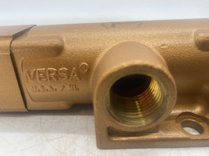 Versa VSG-3521-A120 Pneumatic Directional Valve, Brass (Open Box)