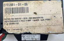 Load image into Gallery viewer, Stahl 8562/52-2010-060 Circuit Breaker 6A 230/400VAC 110VDC 2-P (Used)