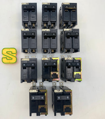Cutler-Hammer QuickLag Circuit Breaker, 15A, 120/240VAC *Lot of (11)* (Used)